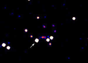Гамма-вспышка, зафиксированная 17 сентября 2006 года (изображение ЕКА)